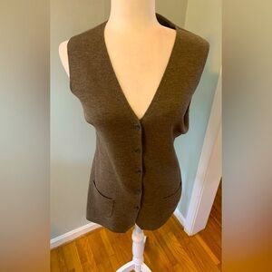 Banana Republic Merino wool vest, size M